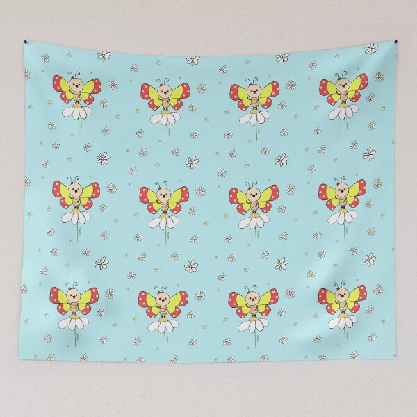 Item preview, The butterfly dances on the flower designed and sold by Fradema.