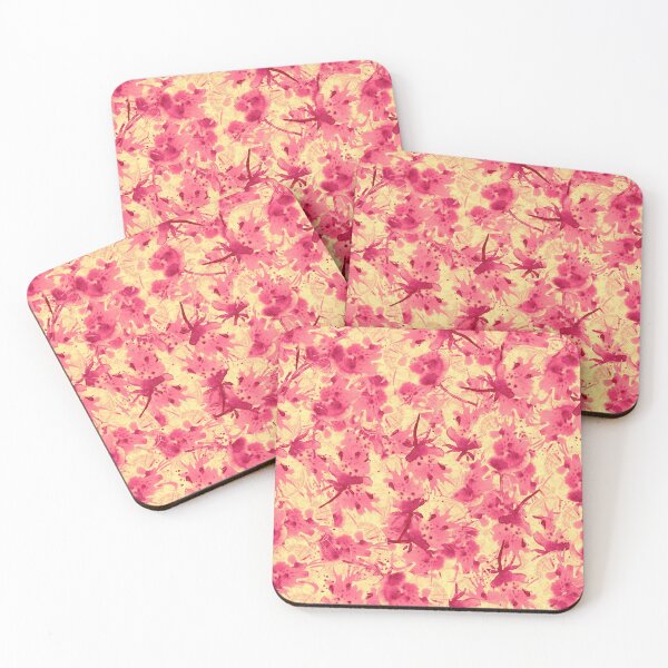Item preview, Glowflowers Vanilla Raspberry · Seamless Pattern  designed and sold by Susanne Margarete Lutz.
