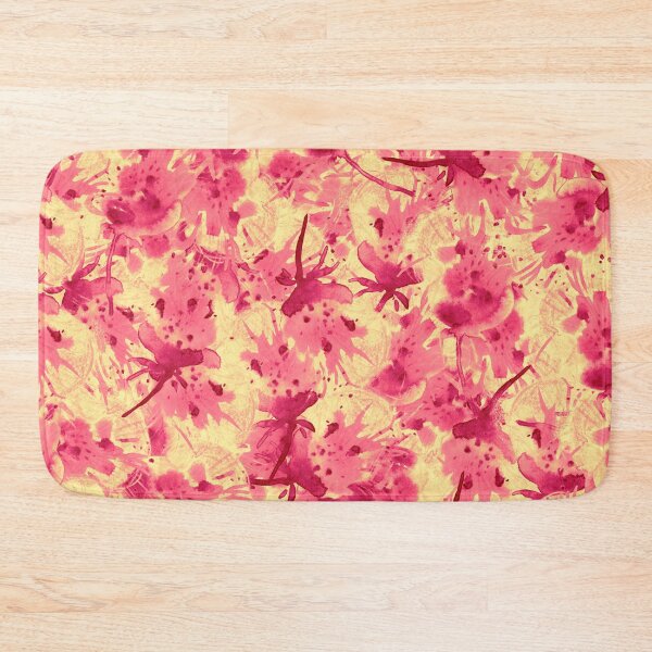Item preview, Glowflowers Vanilla Raspberry · Seamless Pattern  designed and sold by Susanne Margarete Lutz.