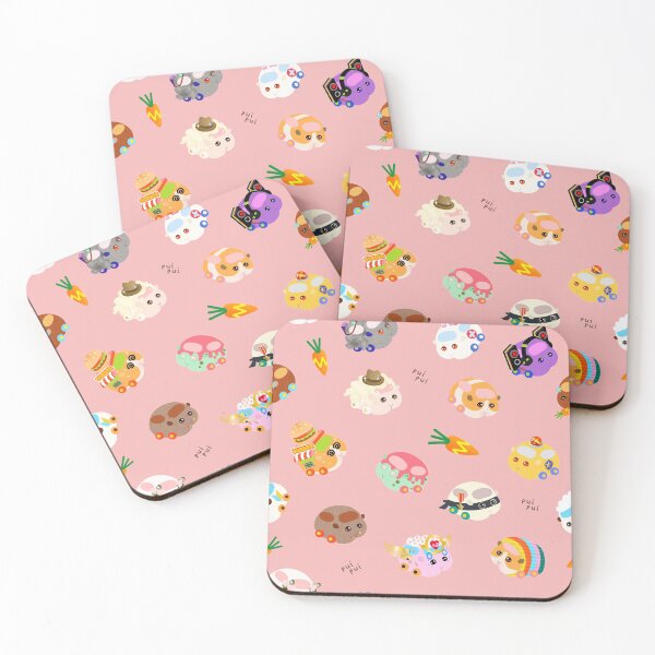 Item preview, Pui Pui Molcar Assorted Characters Toss Design - Pink  designed and sold by BlossomCreative.