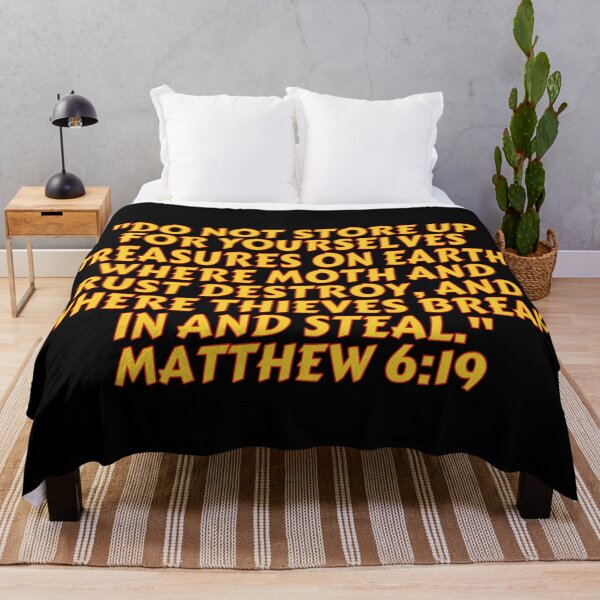 Item preview, Bible Verse Matthew 6:19 designed and sold by Prayingwarrior.