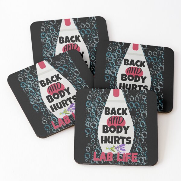 Item preview, MEDICAL LAB SCIENTIST FUNNY BACK AND BODY HURTS LAB LIFE designed and sold by Hippiesole.