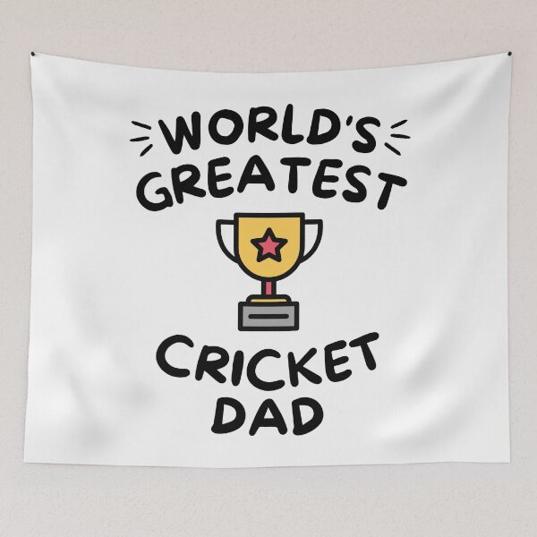 Item preview, World's greatest cricket dad designed and sold by TheGreenGoat.
