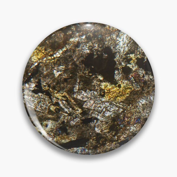 Item preview, Thin section of a diabase rock under the microscope and in polarized light designed and sold by Zosimus.