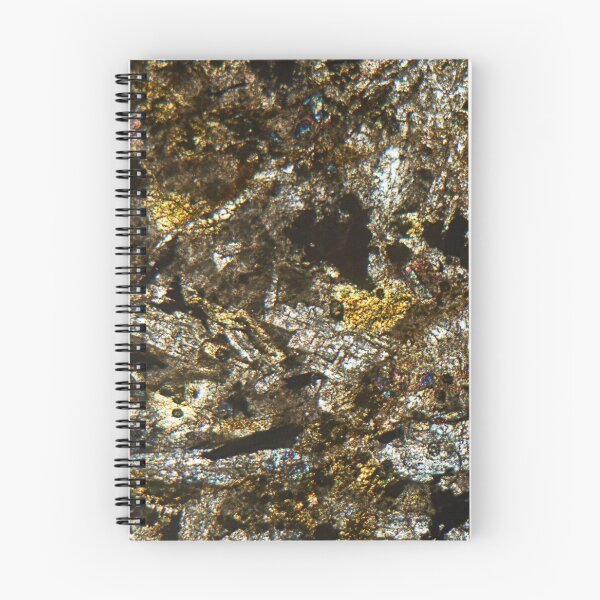 Item preview, Thin section of a diabase rock under the microscope and in polarized light designed and sold by Zosimus.