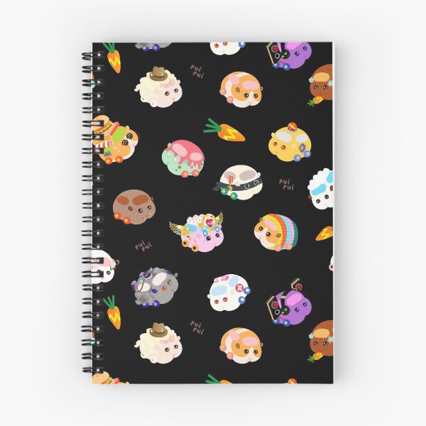 Item preview, Pui Pui Molcar Assorted Characters Toss Design - Black designed and sold by BlossomCreative.