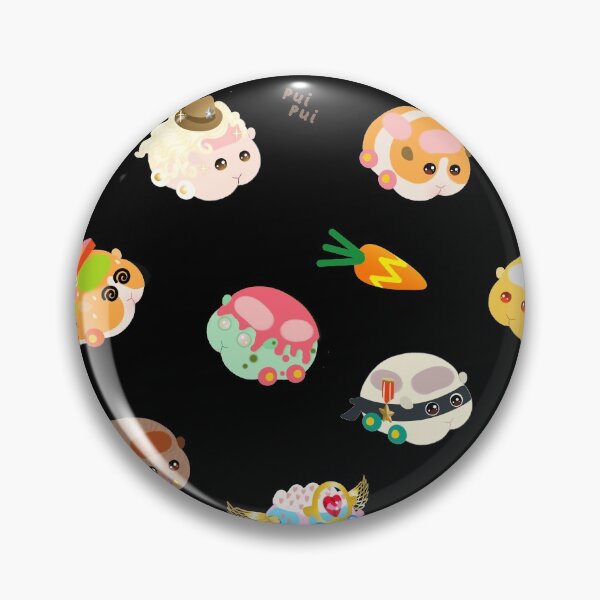 Item preview, Pui Pui Molcar Assorted Characters Toss Design - Black designed and sold by BlossomCreative.