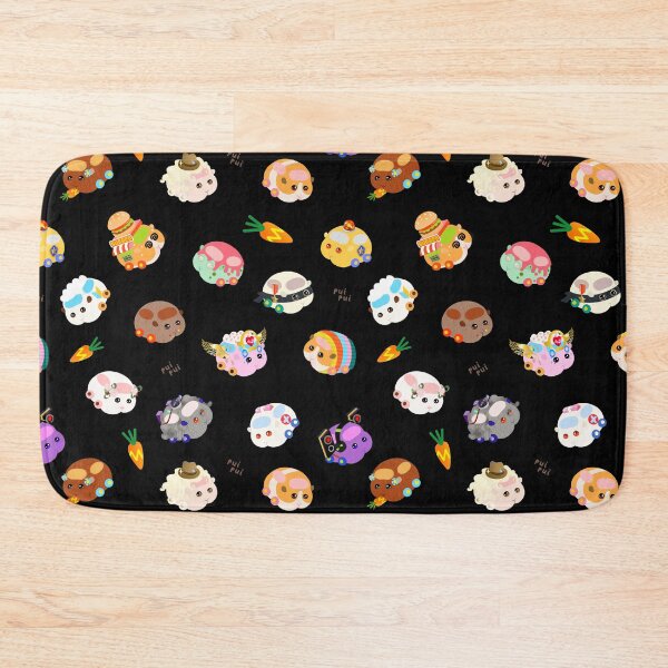 Item preview, Pui Pui Molcar Assorted Characters Toss Design - Black designed and sold by BlossomCreative.
