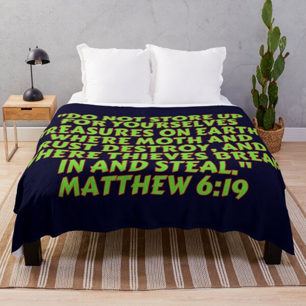 Item preview, Bible Verse Matthew 6:19 designed and sold by Prayingwarrior.