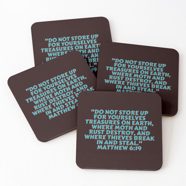Item preview, Bible Verse Matthew 6:19 designed and sold by Prayingwarrior.