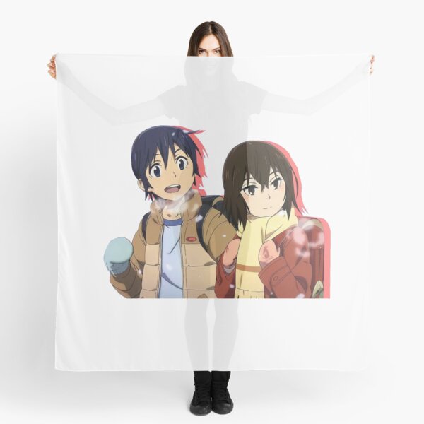 Erased - Kayo Hinazuki  Scarf by Goka-Art