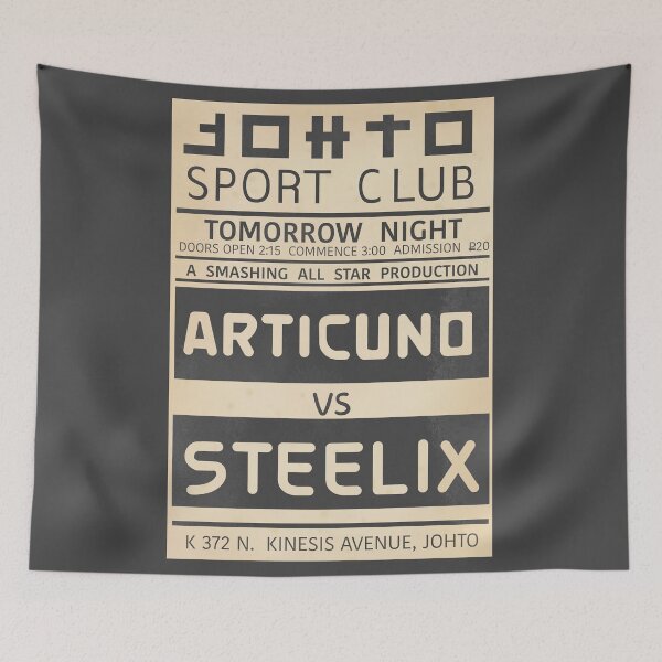 Item preview, PKMN Articuno vs Steelix Battle Poster designed and sold by JCalvert-Design.