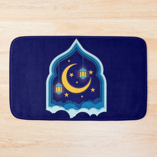 Item preview, Islamic Moon, Stars and Lantern - Dark Blue Version designed and sold by spidericks.