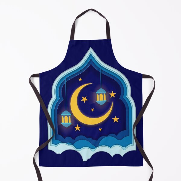 Item preview, Islamic Moon, Stars and Lantern - Dark Blue Version designed and sold by spidericks.