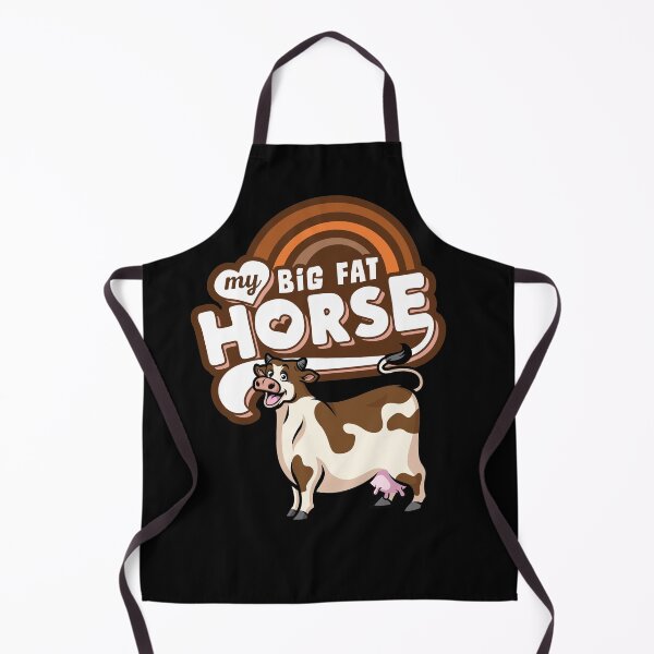 Item preview, My Big Fat Horse, Funny 80's Parody, Cow Joke designed and sold by gorillamerch.