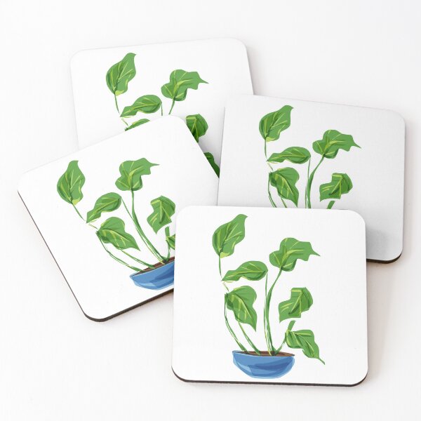 Item preview, Elephant Ear House Plant Illustration  designed and sold by Michelebuttons.