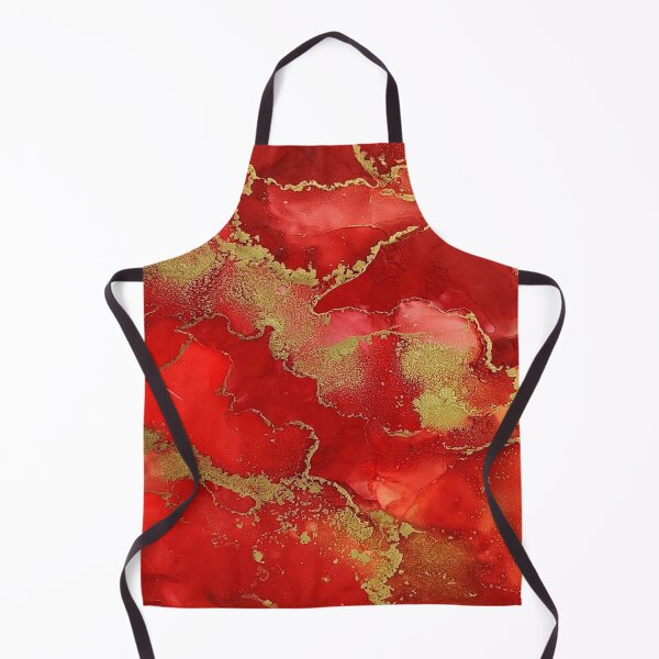 Artikelvorschau, Alkoholtinte Abstract Red Brass entworfen und verkauft von Jean-Marie-Art.