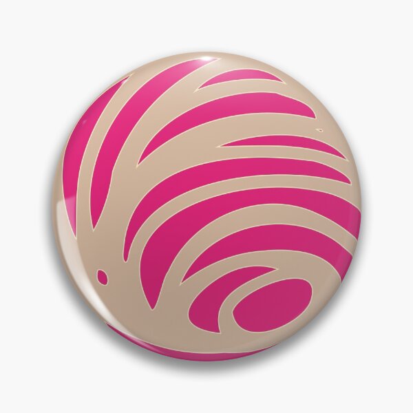 Item preview, Swirly planet icon, pink and gold on black designed and sold by Susan Marie Williams.