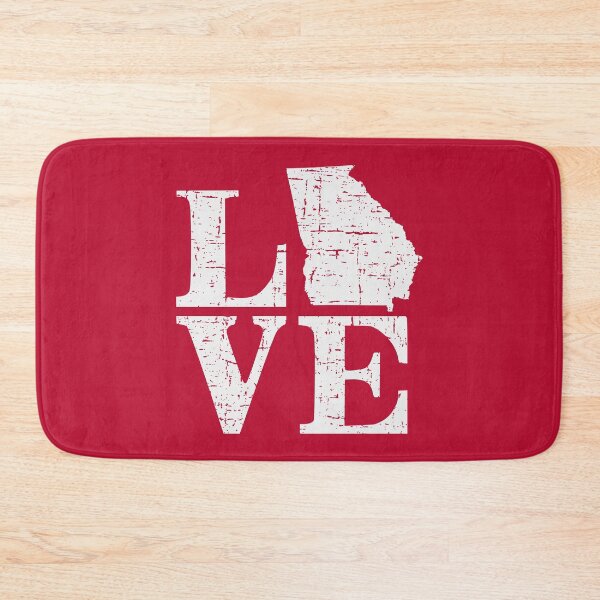 Item preview, Love Georgia Vintage GA Bulldogs State Pride designed and sold by pixeljamz.