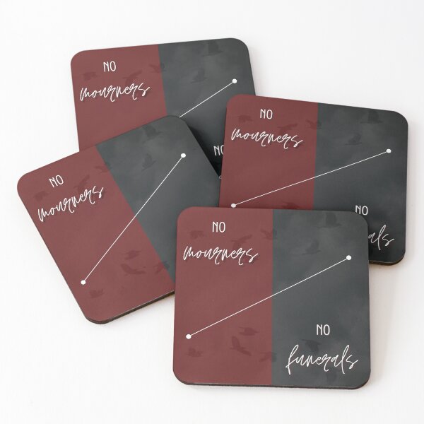 Item preview, six of crows no mourners no funerals minimalist  designed and sold by megsdesigns1864.