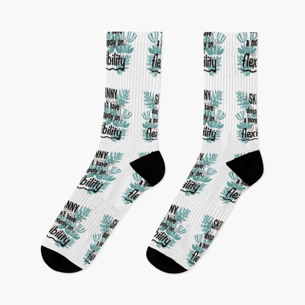Item preview, Skinny doesn’t have a monopoly on flexibility, fat yoga body positivity quote designed and sold by Melanie-Palmer.