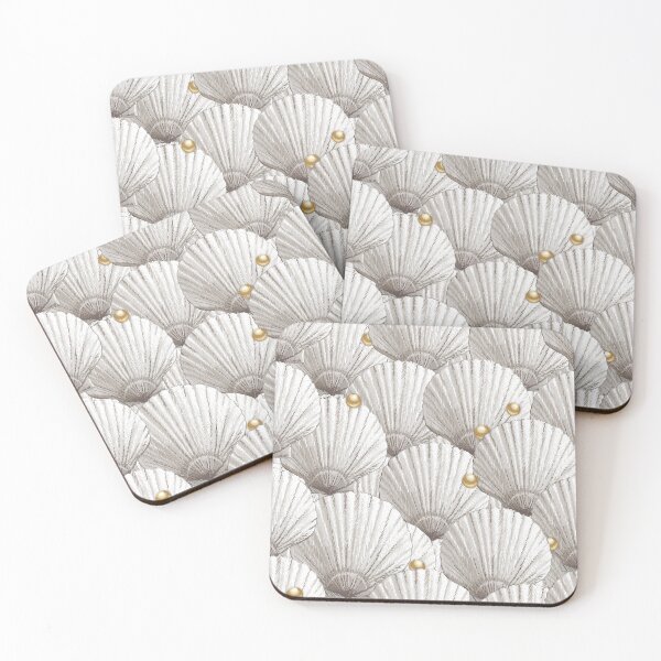 Item preview, Seashells Pearl Treasure - Natural + Gold Tone designed and sold by L Diane Johnson.