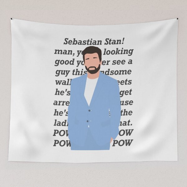 Item preview, sebastian stan designed and sold by actuallylizzy.