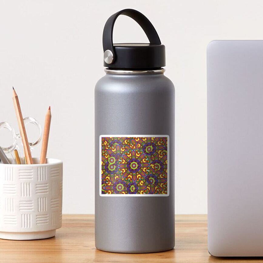 Mandala flower Sticker
