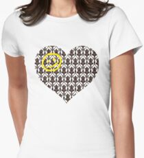 Sherlock Heart Women's Fitted T-Shirt