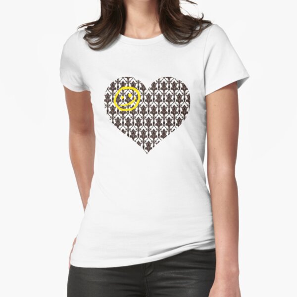 Sherlock Heart Fitted T-Shirt
