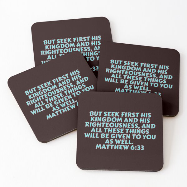 Item preview, Bible Verse Matthew 6:33 designed and sold by Prayingwarrior.