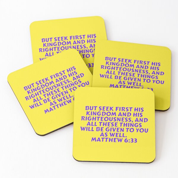 Item preview, Bible Verse Matthew 6:33 designed and sold by Prayingwarrior.