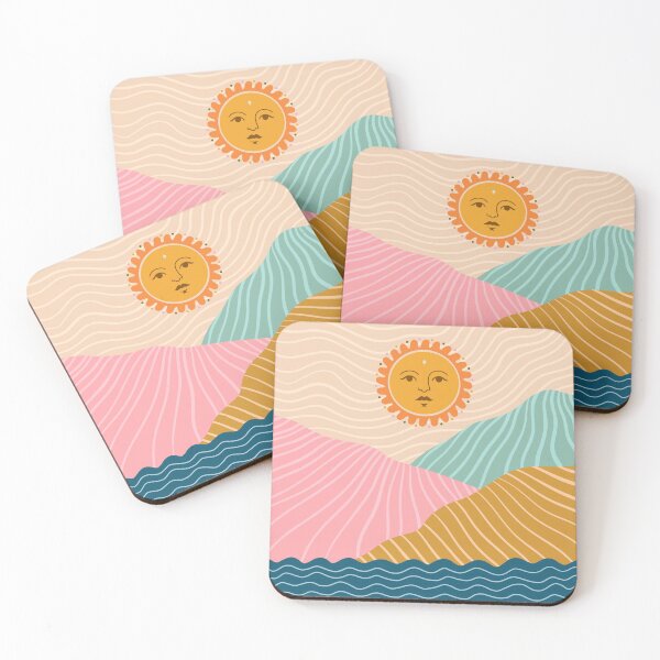Item preview, Boho Landscape Retro Sun  designed and sold by trajeado14.