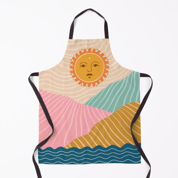 Item preview, Boho Landscape Retro Sun designed and sold by trajeado14.