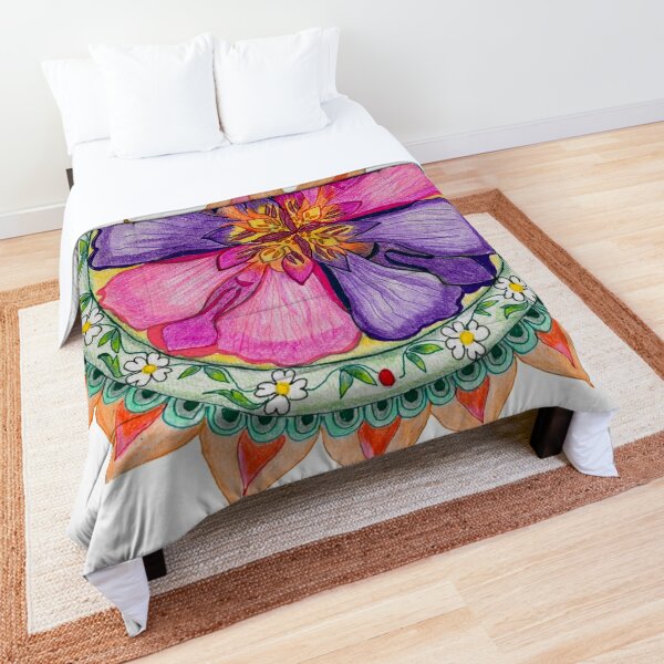 Mandala Comforters Redbubble