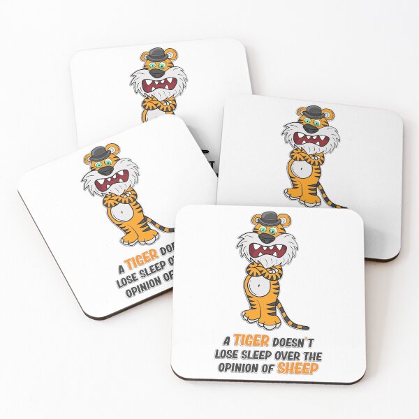 Item preview, a tiger doesn't lose sleep over the opinion of sheep designed and sold by creativedane.