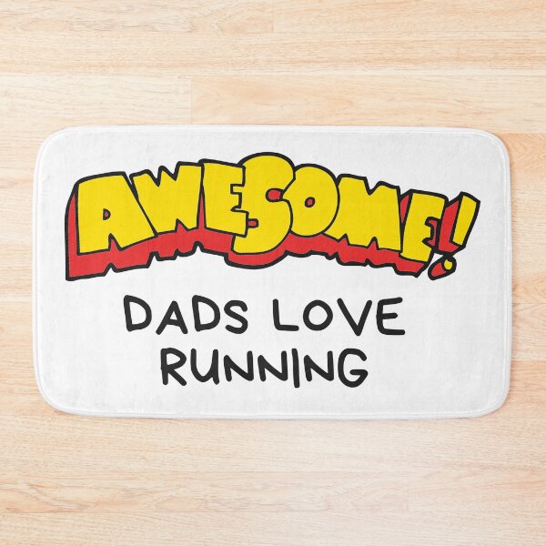 Item preview, Awesome dads love running designed and sold by TheGreenGoat.