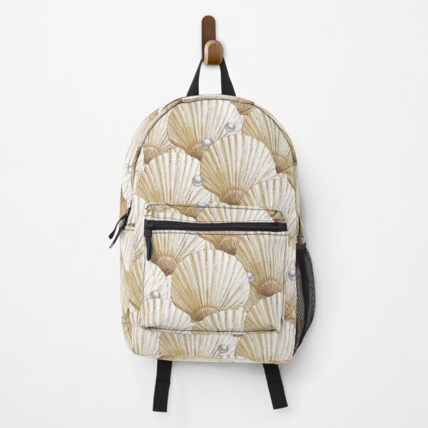Item preview, Seashells Pearl Treasure - Cream + Silver Gray designed and sold by L Diane Johnson.