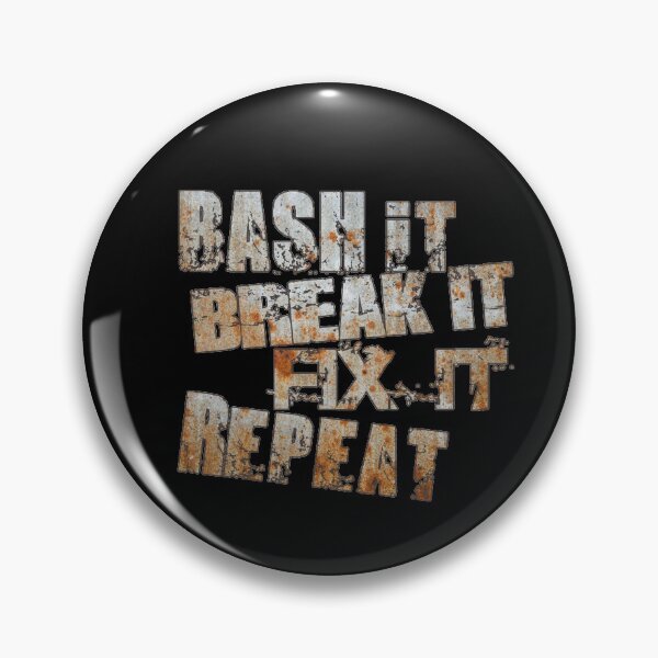 Item preview, Bash it, Break it, Fix it, Repeat - RC car T-Shirt designed and sold by Sharkfat.