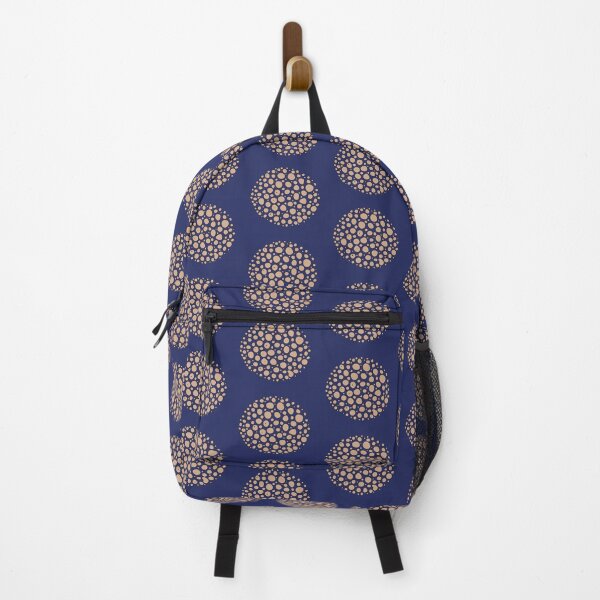 Item preview, Crater planet fashion print, gold on midnight blue designed and sold by Susan Marie Williams.