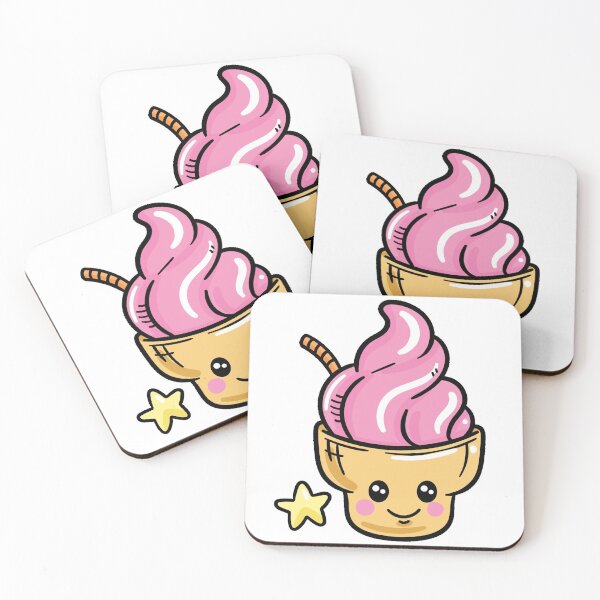 Item preview, Kawaii Ice Cream designed and sold by KawaiiFoodArt.