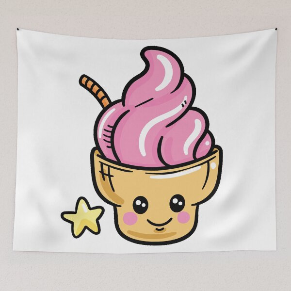 Item preview, Kawaii Ice Cream designed and sold by KawaiiFoodArt.