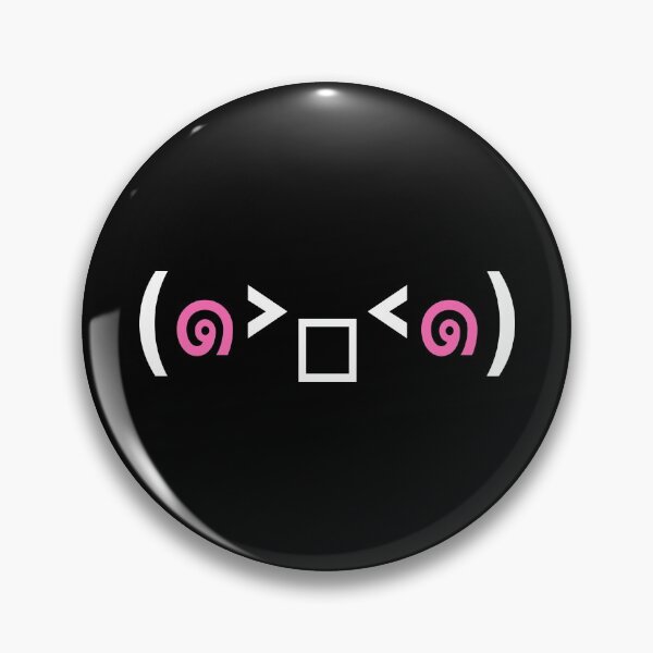 Item preview, Square mouth kawaii kaomoji  (๑>□<๑) (BlackBG) designed and sold by mixMixtli.
