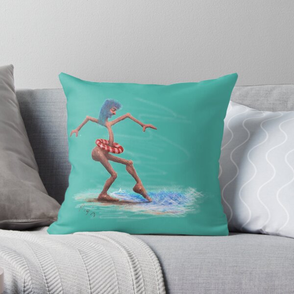 WATER TESTER Throw Pillow