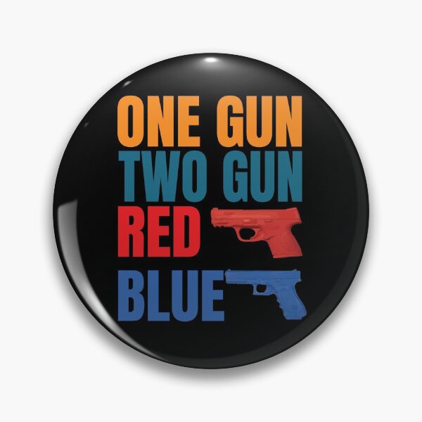 Item preview, One Gun, Two Gun, Red Gun, Blue Gun designed and sold by OMCreative.
