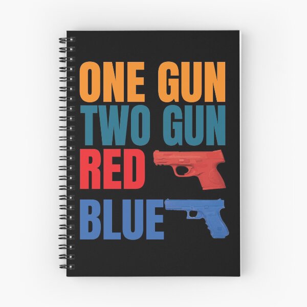 Item preview, One Gun, Two Gun, Red Gun, Blue Gun designed and sold by OMCreative.