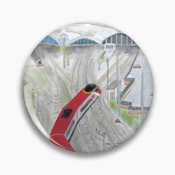 Artikelvorschau, Hauptbahnhof Newcastle Upon Tyne Painting entworfen und verkauft von Andrew Morrell.