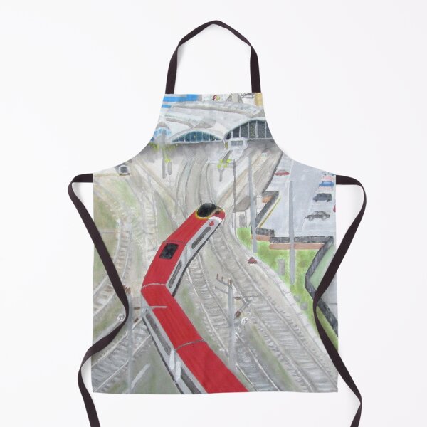 Item preview, Central train Station Newcastle Upon Tyne Painting designed and sold by Andrew Morrell.