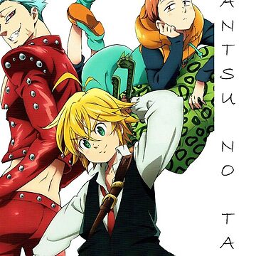 Nanatsu No Taizai Anime Meliodas Ban and King Magnet by NezuSenpai