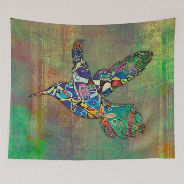 Item preview, Hippielove hummingbird designed and sold by Elmanji.
